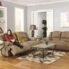 Signature Design By Ashley® Hogan - Mocha - 2 Pc. - Reclining Sofa, Loveseat Reclining Furniture