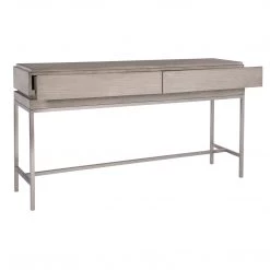 Tables Uttermost Kamala Gray Oak Console Table