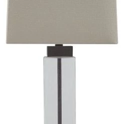Ashley Furniture Alvaro - Clear/bronze Finish - Glass Table Lamp (2/cn)