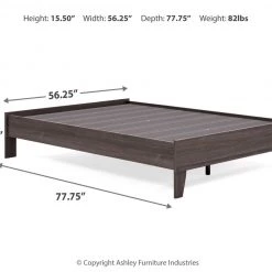 Signature Design By Ashley® Brymont - Dark Gray - Full Platform Bed