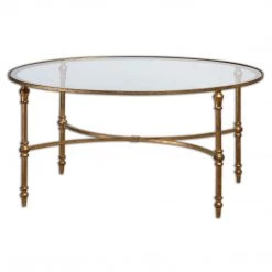 Uttermost Vitya Glass Coffee Table Tables