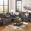 Signature Design By Ashley® Reclining Furniture Acieona - Slate - 2 Pc. - Reclining Sofa, Loveseat