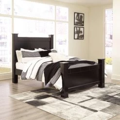 Signature Design By Ashley® Bedroom Sets Mirlotown - Almost Black - Dresser, Mirror, Chest, King Poster Bed, 2 Nightstands 11 Signature Design By Ashley® Bedroom Sets Mirlotown - Almost Black - Dresser, Mirror, Chest, King Poster Bed, 2 Nightstands
