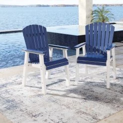 Signature Design By Ashley® Chairs Toretto - Blue - Arm Chair (2/cn)