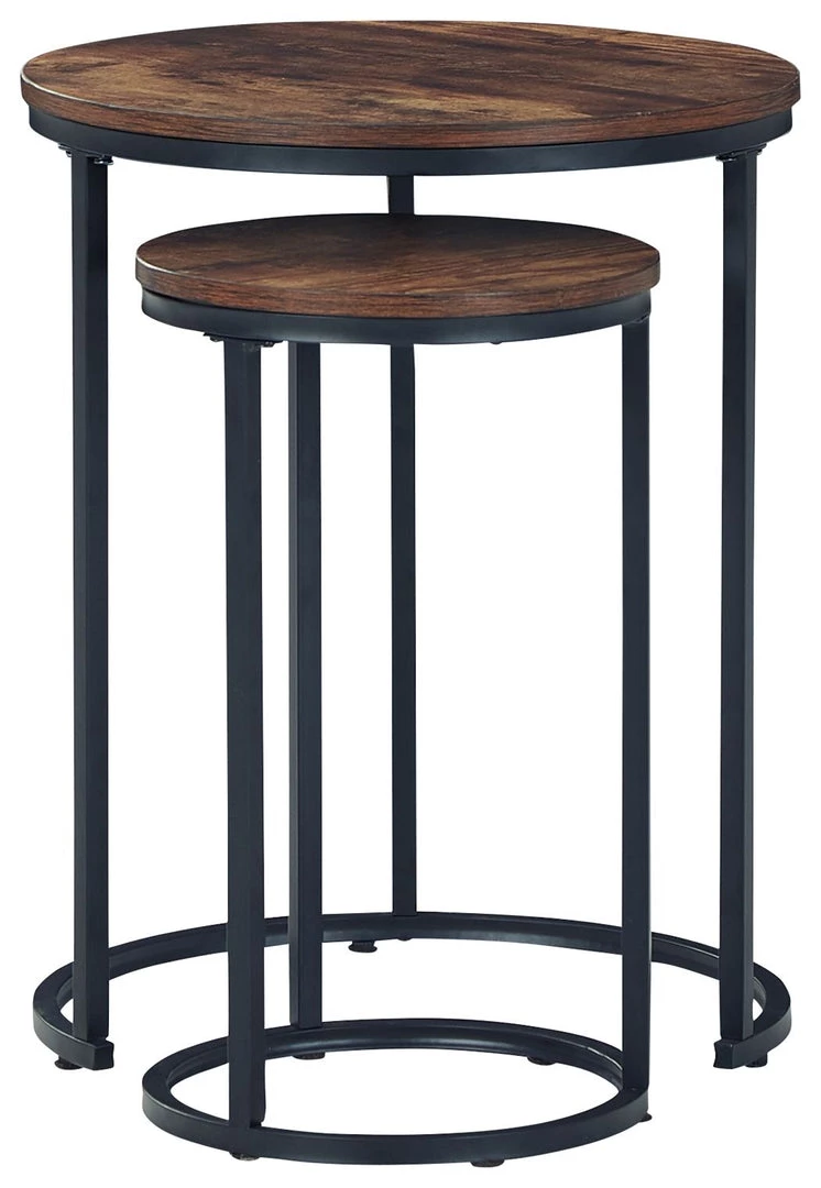 Ashley Furniture Briarsboro - Brown/black - Accent Table (2/cn) 11 Ashley Furniture Briarsboro - Brown/black - Accent Table (2/cn)
