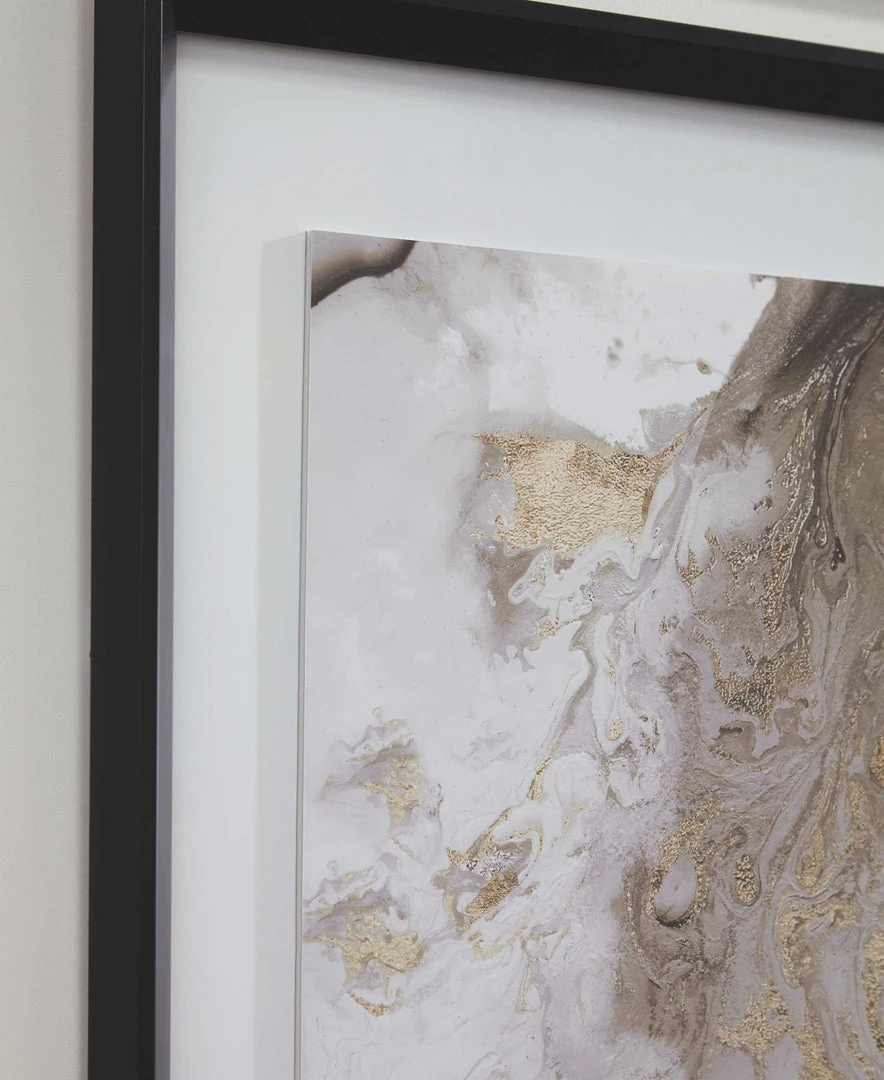 Ashley Furniture Accessories Hallwood - Light Brown - Wall Art Set (4/cn) 5 Ashley Furniture Accessories Hallwood - Light Brown - Wall Art Set (4/cn)