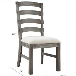 Emerald Home Paladin Ladder-Back Side Chair Chairs 17 Emerald Home Paladin Ladder-Back Side Chair Chairs
