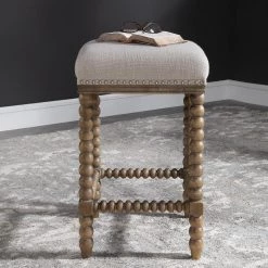 Uttermost Pryce Wooden Counter Stool Stools