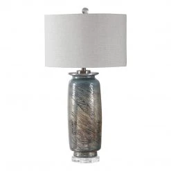 Accessories Uttermost Olesya Swirl Glass Table Lamp
