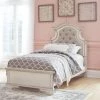 Signature Design By Ashley® Realyn - Chipped White - Twin Upholstered Panel Bed 2 Signature Design By Ashley® Realyn - Chipped White - Twin Upholstered Panel Bed