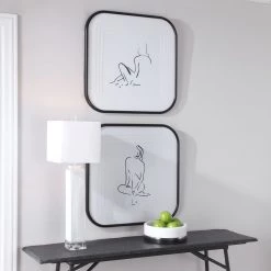 Accessories Uttermost Feminine Sketch Framed Prints, S/2 14 Accessories Uttermost Feminine Sketch Framed Prints, S/2
