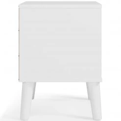 Ashley Furniture Nightstands Piperton - Brown / White - One Drawer Night Stand