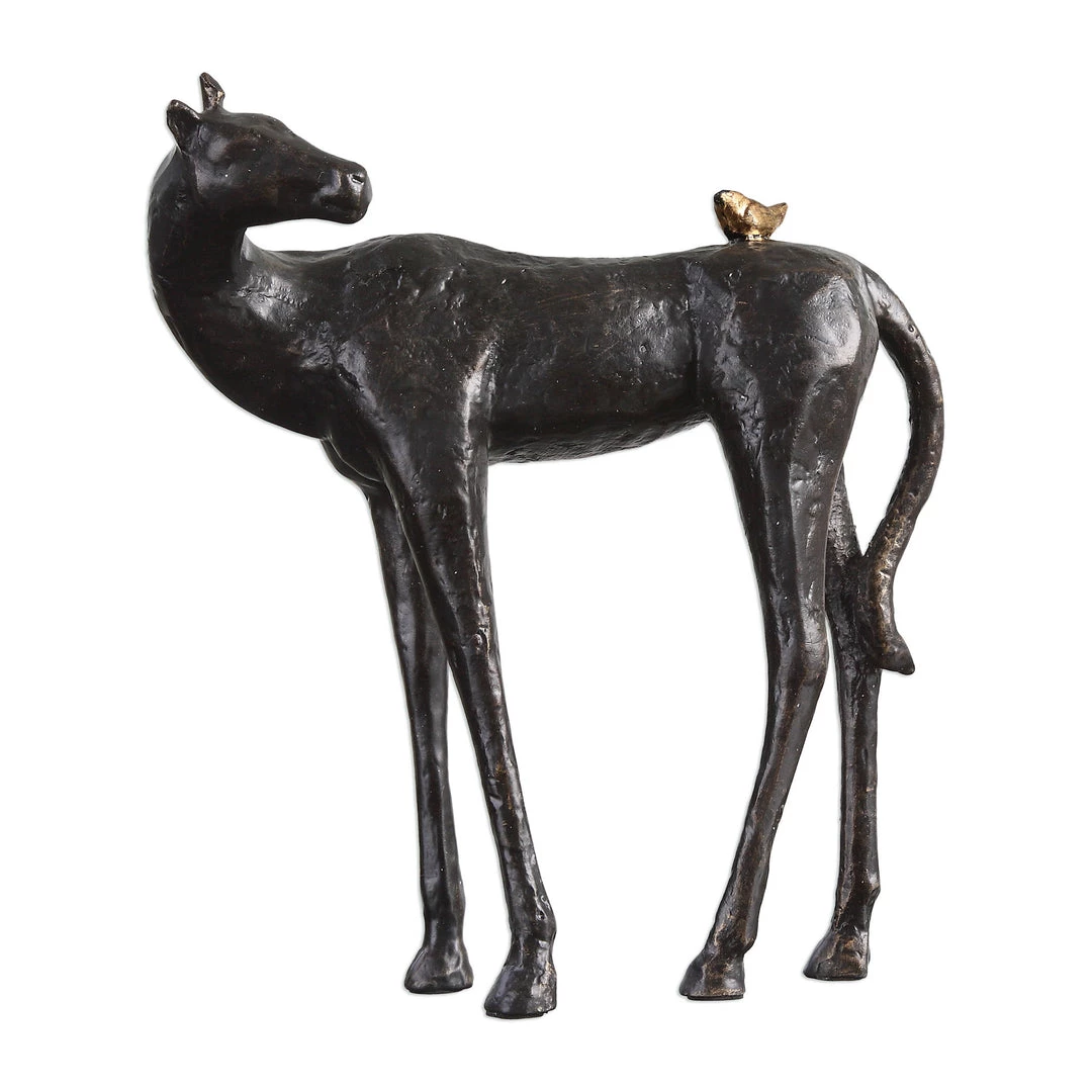 Uttermost Hello Friend Horse Sculpture Table Decor 3 Uttermost Hello Friend Horse Sculpture Table Decor