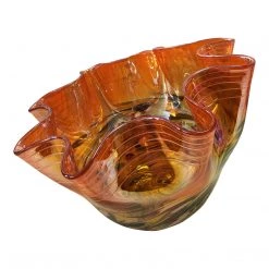 Moe's Home Collection Freeform Bowl Orange 7 Moe's Home Collection Freeform Bowl Orange