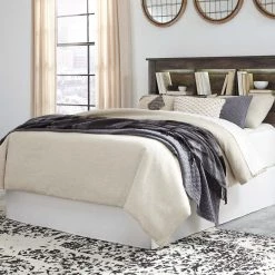 Ashley Furniture Headboards Drystan - Multi - Bookcase Headboard