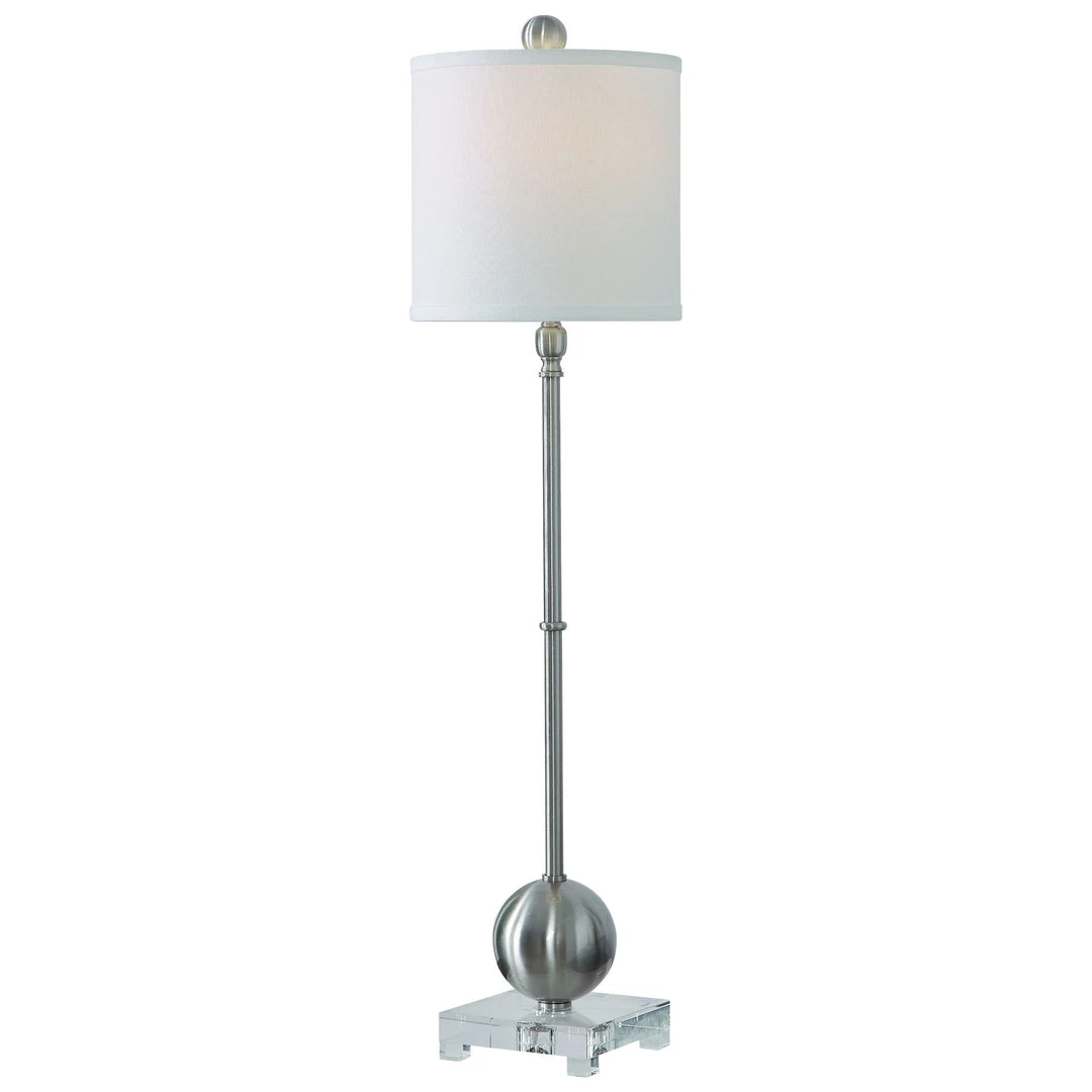 Accessories Uttermost Laton Silver Buffet Lamp 3 Accessories Uttermost Laton Silver Buffet Lamp