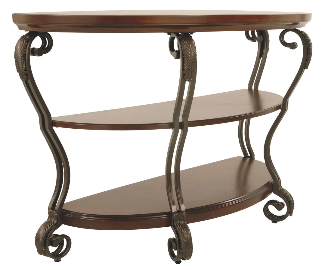 Ashley Furniture Nestor - Medium Brown - Sofa Table Tables 4 Ashley Furniture Nestor - Medium Brown - Sofa Table Tables