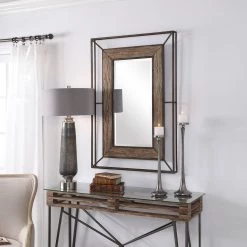Accessories Uttermost Ward Open Framed Wood Mirror