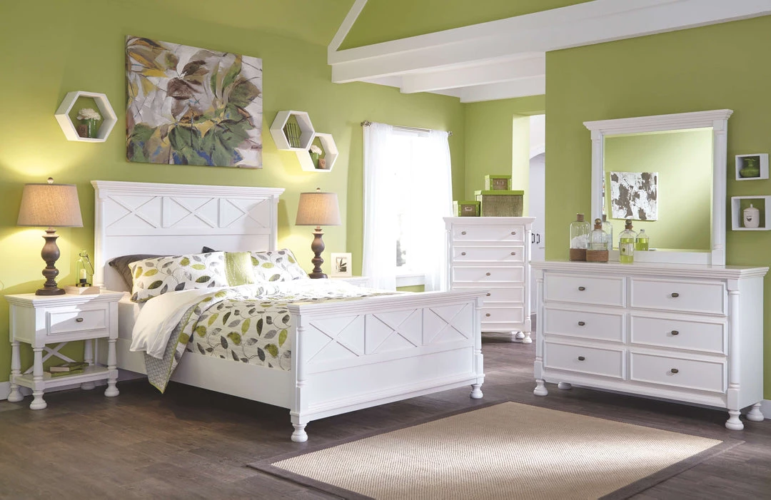 Signature Design By Ashley® Beds Kaslyn - White - Queen Panel Bed 3 Signature Design By Ashley® Beds Kaslyn - White - Queen Panel Bed