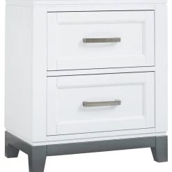 Ashley Furniture Brynburg - White - Two Drawer Night Stand