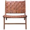 Chairs Uttermost Plait Woven Leather Accent Chair