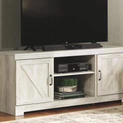 Ashley Furniture Bellaby - Attractive - LG TV Stand W/Fireplace Option TV Stands