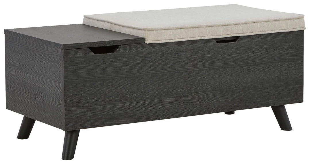Signature Design By Ashley® Yarlow - Dark Gray - Storage Bench 3 Signature Design By Ashley® Yarlow - Dark Gray - Storage Bench