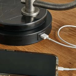 Ashley Furniture Accessories Eliridge - Black/silver Finish - Metal Desk Lamp (1/cn)