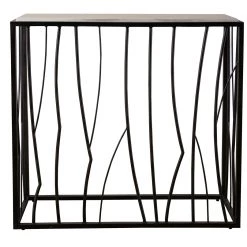 Uttermost Reed Travertine Console Table