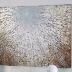 Ashley Furniture Accessories Elaina - Gray/white/brown - Wall Art