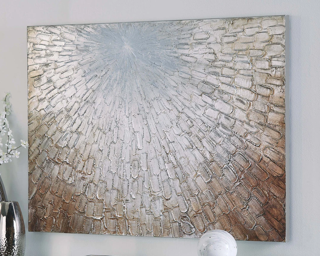 Ashley Furniture Accessories Elaina - Gray/white/brown - Wall Art 4 Ashley Furniture Accessories Elaina - Gray/white/brown - Wall Art