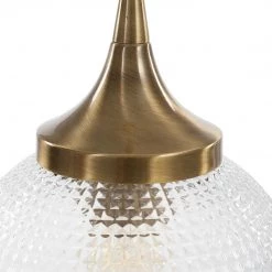 Uttermost Bolla 1 Light Pattern Glass Mini Pendant Accessories