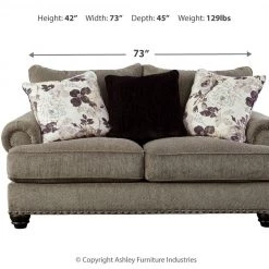 Ashley Furniture Sembler - Cobblestone - Loveseat 11 Ashley Furniture Sembler - Cobblestone - Loveseat