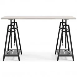 Ashley Furniture Bayflynn - White/black - Adjustable Height Desk 12 Ashley Furniture Bayflynn - White/black - Adjustable Height Desk