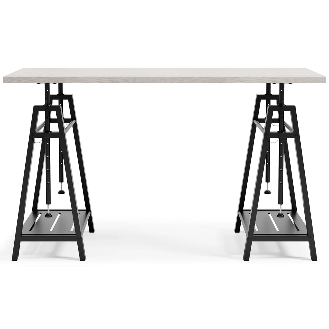 Ashley Furniture Bayflynn - White/black - Adjustable Height Desk 5 Ashley Furniture Bayflynn - White/black - Adjustable Height Desk