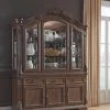 Signature Design By Ashley® Charmond - Dark Brown - China Cabinet Cabinets