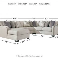 Benchcraft® Sectionals Dellara - Sectional With Chaise
