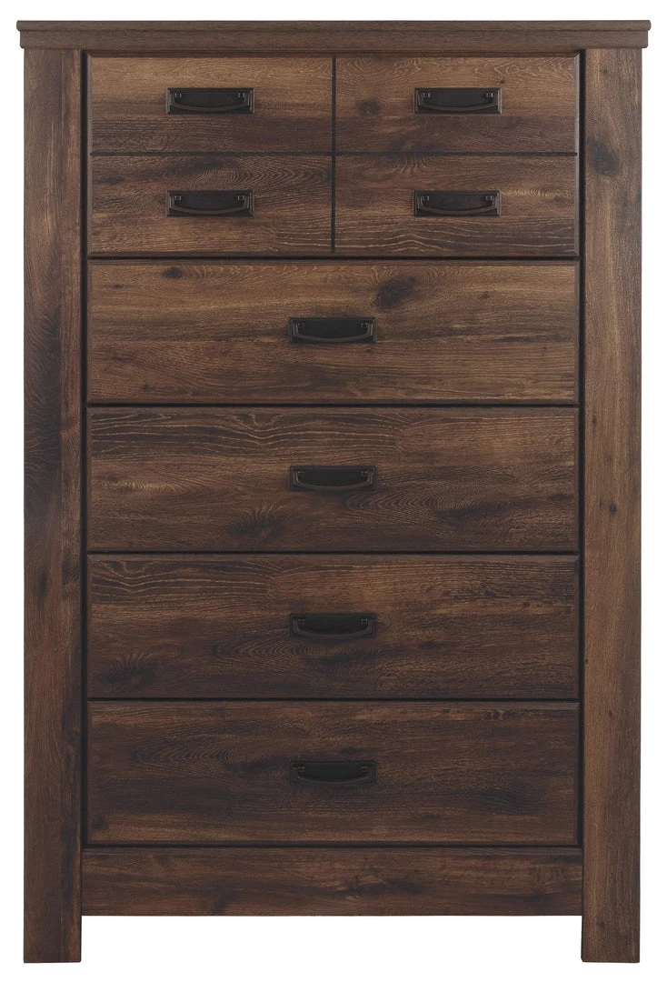 Ashley Furniture Chests Quinden - Dark Brown - Five Drawer Chest 9 Ashley Furniture Chests Quinden - Dark Brown - Five Drawer Chest