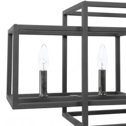 Uttermost Quadrangle 6 Light Rectangular Chandelier Accessories