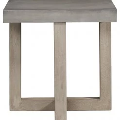 Signature Design By Ashley® Lockthorne - Gray - Square End Table