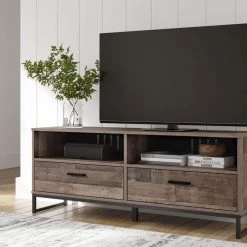 Ashley Furniture Neilsville - Multi Gray - Medium Tv Stand TV Stands