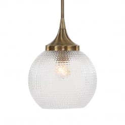 Uttermost Bolla 1 Light Pattern Glass Mini Pendant Accessories