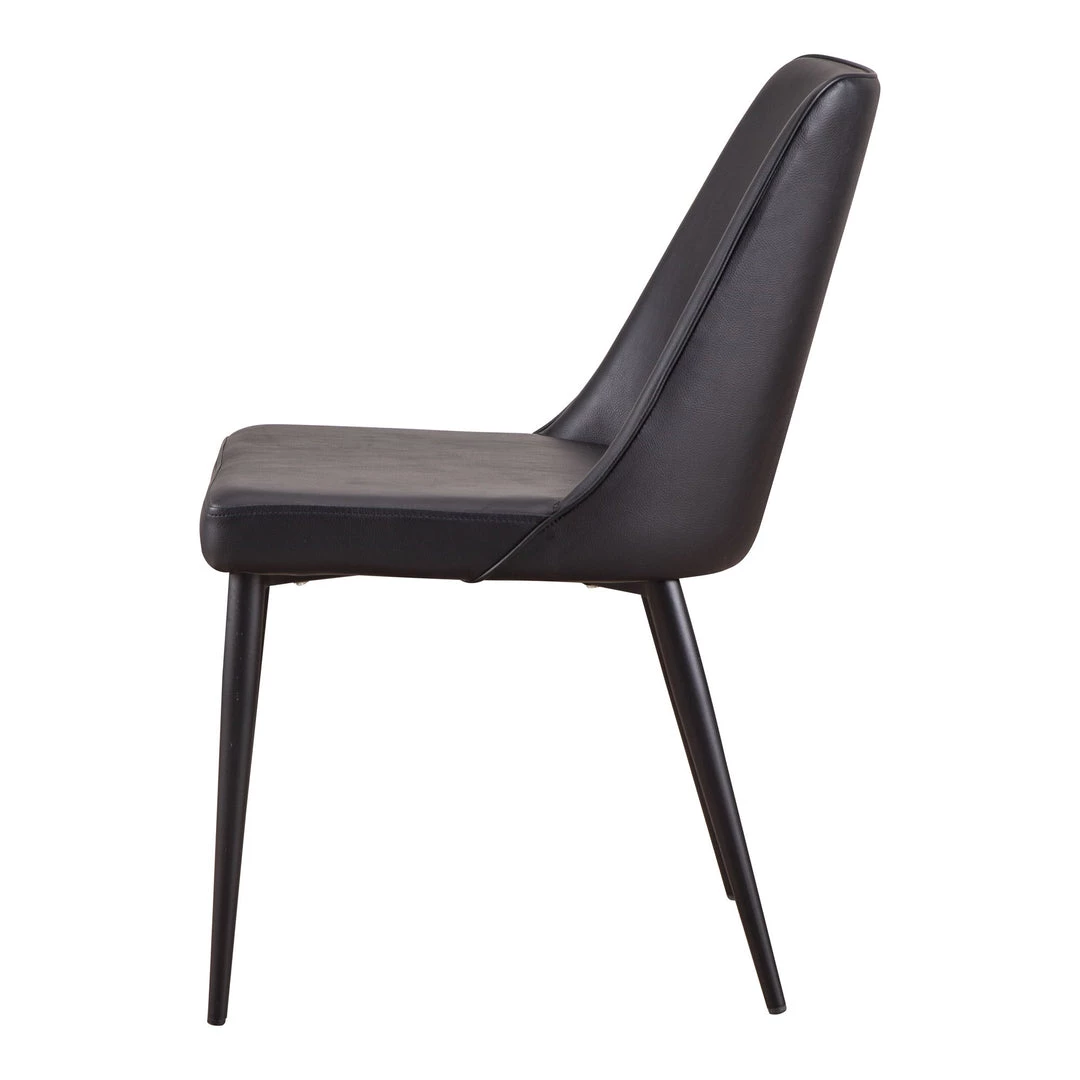 Moe's Home Collection Lula Dining Chair Black-m2 8 Moe's Home Collection Lula Dining Chair Black-m2