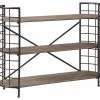 Ashley Furniture Flintley - Brown/gunmetal - Bookcase