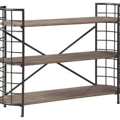 Ashley Furniture Flintley - Brown/gunmetal - Bookcase