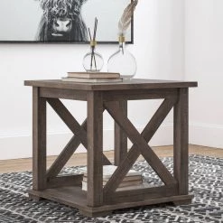 Ashley Furniture Tables Arlenbry - Gray - Square End Table