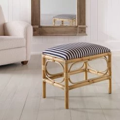 Uttermost Laguna Small Striped Bench Benches 13 Uttermost Laguna Small Striped Bench Benches