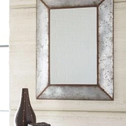 Ashley Furniture O'tallay - Antique Gray - Accent Mirror