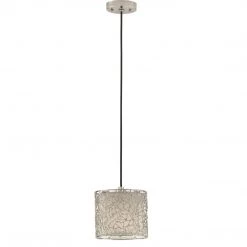 Uttermost Brandon Silver 1 Light Mini Drum Pendant 8 Uttermost Brandon Silver 1 Light Mini Drum Pendant