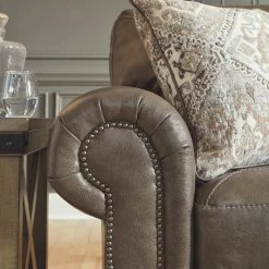 Signature Design By Ashley® Sectionals Roleson - Quarry - Left Arm Facing Sofa 3 Pc Sectional